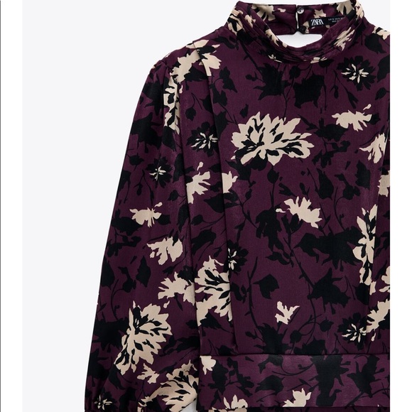 Zara Floral Print Dress - Picture 6 of 9